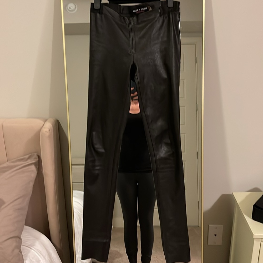 Alice + Olivia Leather Pants